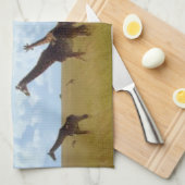 Nairobi Nationalpark Giraffen" Design Küchentuch (Viertel Falte)