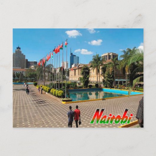 Nairobi Postcard Ankündigungspostkarte (Vorderseite)