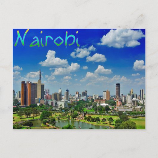 Nairobi Postcard Postkarte (Vorderseite)