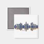Nairobi Skyline Magnet (Vorderseite/Rückseite)