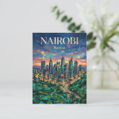 Nairobi Upper Hill Kenia Postkarte (Stehend Vorderseite)