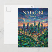 Nairobi Upper Hill Kenia Postkarte (Vorne/Hinten)