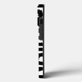 Nairobi - Urban Style, Black and White iPhone Case (Rückseite / Links)