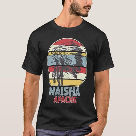 NAISHA APACHE Tribe Native Mexican Retro Su T-Shirt (Vorderseite)