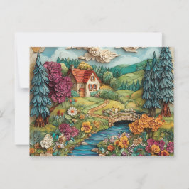 NAIVE Art Postcard Postkarte