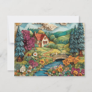 NAIVE Art Postcard Postkarte