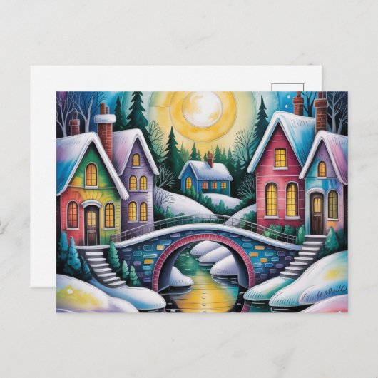 NAIVE ART Postkarten (Vorne/Hinten)