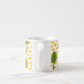 Naive Green Black Tree Muster Espressotasse (Rückseite)