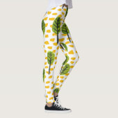 Naive Green Black Tree Muster Leggings (Rechts)