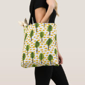 Naive Green Black Tree Muster Tasche (Von Nahem)