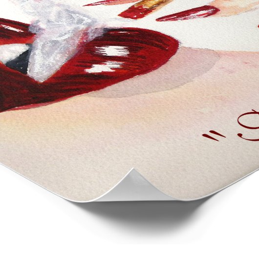 "Naive' Indulgence!" 8x10 Print Poster (Ecke)