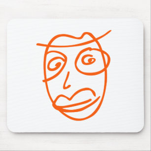 Naive künstlerische Darstellung Mousepad