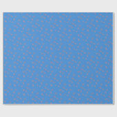Naive Painted Autumn Sky Geschenkpapier (Flach)