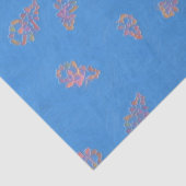 Naive Painted Autumn Sky Seidenpapier (Ausschnitt)