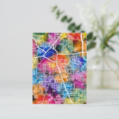 Najafgarh Delhi City Map Postkarte (Stehend Vorderseite)