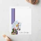 Najira Hallo! Flache Mitteilungskarten (Vorderseite/Rückseite Beispiel)