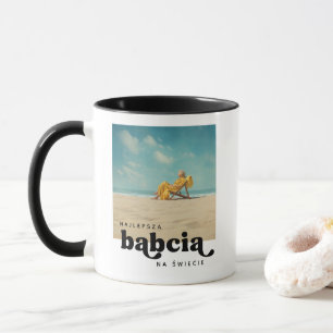 Najlepsza Babcia Na Świecie Custom Foto Card Tasse