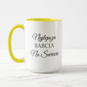Najlepsza Babcia Na Świecie - Polnische Großmutter Tasse