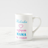 Najlepsza Mutterna Swiecie [fertigen Sie] Porzellantasse (Rechts)