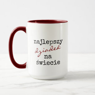 Najlepszy Dziadek Na Świecie — Polnischer Großvate Tasse