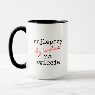 Najlepszy Dziadek Na Świecie — Polnischer Großvate Tasse