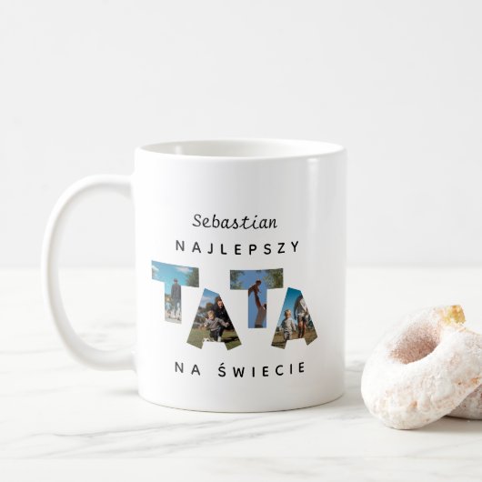 NAJLEPSZY TATA NA ŚWIECIE KAFFEETASSE (Mit Donut)
