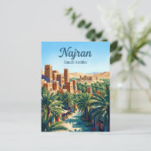 Najran Saudi-Arabien Postkarte (Stehend Vorderseite)