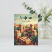 Najran Saudi-Arabien Postkarte (Stehend Vorderseite)