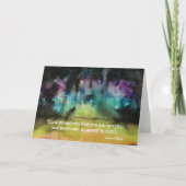 Najwa Zebian Carry Mountains Zitat Blank Card Karte (Vorderseite)