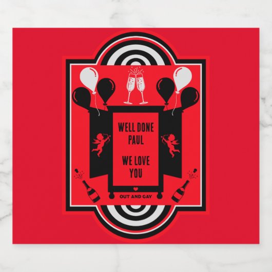 NAK-Tag Schaumweinetikett (Einzelnes Label)