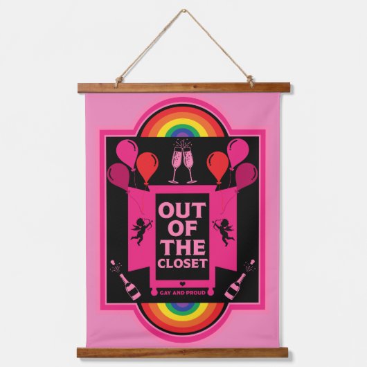 NAK-Tag Wandteppich Mit Holzrahmen (Vorderseite)