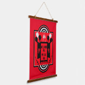 NAK-Tag Wandteppich Mit Holzrahmen (Gewinkelt)