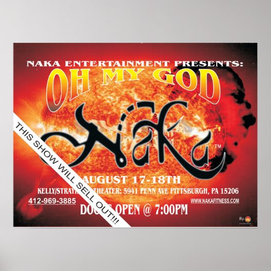 NAKA OH MEIN GOTT POSTER (Vorne)