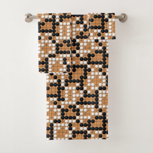 Nakade Formen (in kleinem Maßstab) Badhandtuch Set (Insitu)