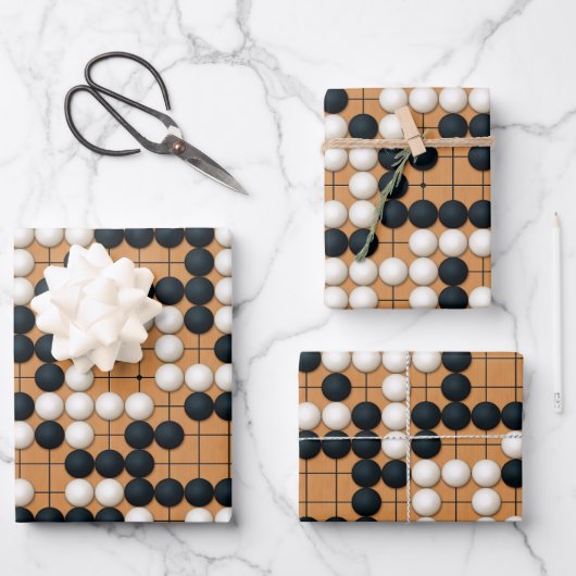 Nakade Shapes Geschenkpapier Set (Vorderseite)