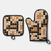Nakade Shapes Ofenhandschuh & Topflappen-Set (Vorderseite)
