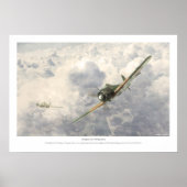 Nakajima Ki-43 Hayabusa Poster (Vorne)