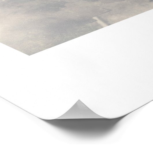 Nakajima Ki-43 Hayabusa Poster (Ecke)