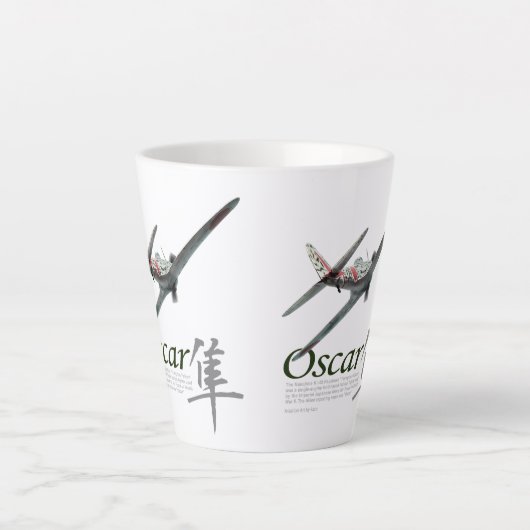 Nakajima Ki-43"Oscar"一式戦闘機「隼」 Milchtasse (Vorderseite)