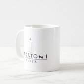 Nakatomi Plaza Weihnachten Vintag Kaffeetasse (Vorderseite Links)