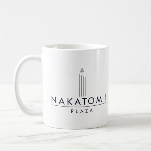 Nakatomi Plaza Weihnachten Vintag Kaffeetasse (Links)