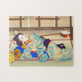 Nakazawa Hiromitsu Inn at Gion maiko geishi art Puzzle