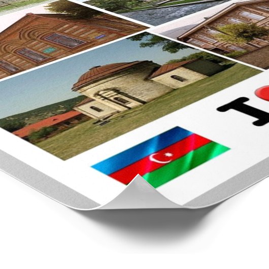 Nakhchivan - Mosaico - Poster (Ecke)