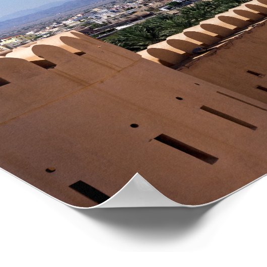 Nakhl Fort, Oman Poster (Ecke)