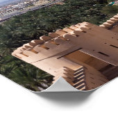 Nakhl Fort, Oman Poster (Ecke)