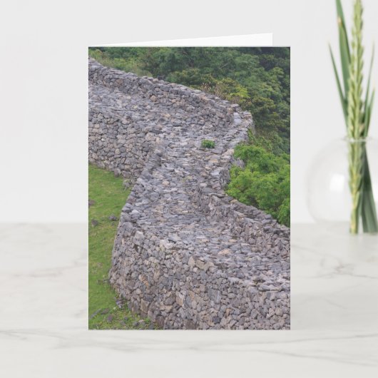 Nakijin Castle Wall Karte (Vorderseite)