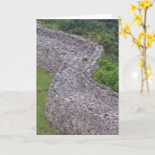 Nakijin Castle Wall Karte (Gelbe Blume)