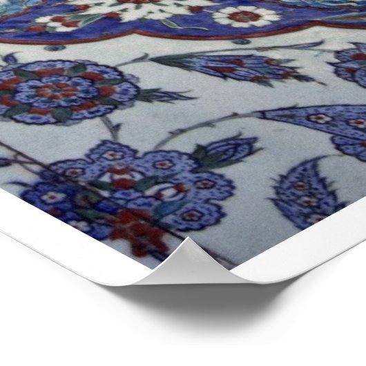 Nakkashi Muster Poster (Ecke)