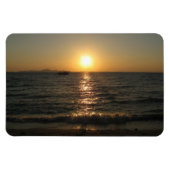 Naklua Beach Sunset .. Pattaya, Chonburi, Thailand Magnet (Horizontal)