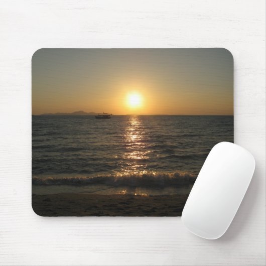 Naklua Beach Sunset .. Pattaya, Chonburi, Thailand Mousepad (Mit Mouse)